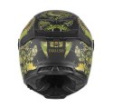 EXKLUSIV (2025) KASK INTEGRALNY GOLIATH MYTHOLOGY KOLOR CZARNY MAT/ZŁOTY ROZMIAR XL (DODATKOWA CIEMNA SZYBKA W ZESTAWIE - ZAMIAS