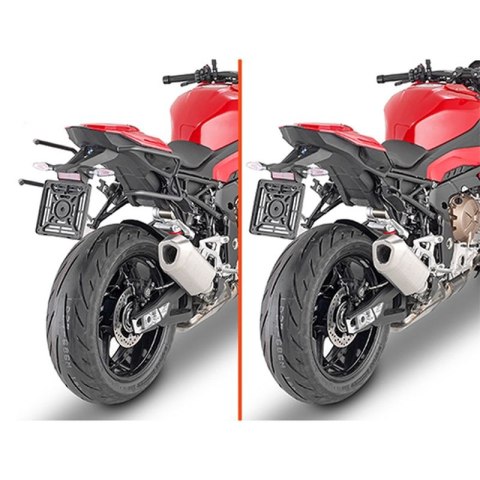 KAPPA STELAŻ POD TORBY (SAKWY) BOCZNE SZYBKIEGO MONTAŻU REMOVE-X BMW S 1000R '21-'22 KAPPA STELAŻ POD TORBY (SAKWY) BOCZNE SZYBKIEGO MONTAŻU REMOVE-X BMW S 1000R '21-'22