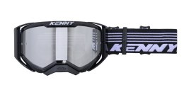KENNY RACING GOGLE MODEL PERFORMANCE LEVEL 1 BLACK - CLEAR LENS - KOLOR CZARNY/BIAŁY SZYBKA PRZEŹROCZYSTA