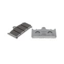 NISSIN KLOCKI HAMULCOWE KH158 PREMIUM SEMI-METALLIC (SPIEK METALICZNY) (ECE R90) (MADE IN JAPAN) (2P-214NS)