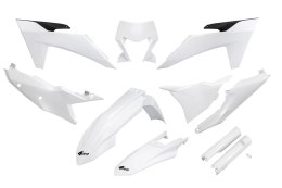 UFO 2024/11 KOMPLET PLASTIKÓW (FULL KIT) Z OSŁONAMI TELESKOPÓW (AMORTYZATORÓW) KTM EXC 150 / 250 / 300 TBI '24-'25, EXC-F 250 / 
