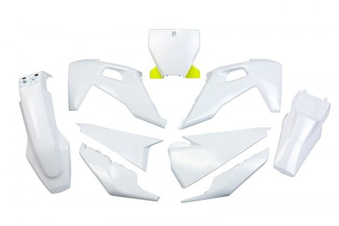 UFO KOMPLET PLASTIKÓW HUSQVARNA TC 125/250 '19-'22, FC 250/350/450 '19-'22 KOLOR OEM '22 (BIAŁY) UFO KOMPLET PLASTIKÓW HUSQVARNA TC 125/250 '19-'22, FC 250/350/450 '19-'22 KOLOR OEM '22 (BIAŁY)