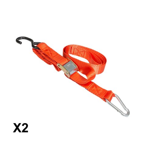 BIKETEC 2 PASY TRANSPORTOWE Z HAKIEM 38MM X 2M OBCIĄŻENIE DO 300KG, 2 PASY, KOLOR CZERWONY BIKETEC 2 PASY TRANSPORTOWE Z HAKIEM 38MM X 2M OBCIĄŻENIE DO 300KG, 2 PASY, KOLOR CZERWONY