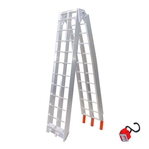BIKETEC UNIWERSALNA RAMPA NAJAZDOWA ALUMINIOWA KRATOWNICOWA MOTOCYKL / ATV 226 X 30,5 CM, MAX. 340 KG KOLOR SREBRNY BIKETEC UNIWERSALNA RAMPA NAJAZDOWA ALUMINIOWA KRATOWNICOWA MOTOCYKL / ATV 226 X 30,5 CM, MAX. 340 KG KOLOR SREBRNY