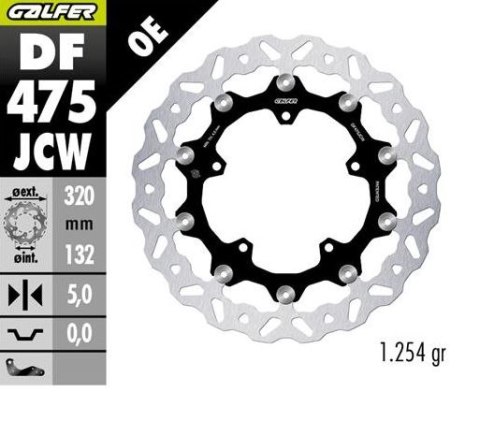 GALFER TARCZA HAMULCOWA PRZÓD YAMAHA MT-10 '17-; YZF -R6 '17-'23; YZF-R9 '25; FZ 1 '06'; YZF-R1 '04-'23; V MAX 1700 '09- (WAVE F GALFER TARCZA HAMULCOWA PRZÓD YAMAHA MT-10 '17-; YZF -R6 '17-'23; YZF-R9 '25; FZ 1 '06'; YZF-R1 '04-'23; V MAX 1700 '09- (WAVE F