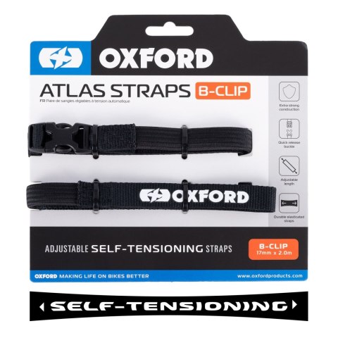 OXFORD PASY TRANSPORTOWE ATLAS B-CLIP 17MM X 2 M KOLOR CZARNY OXFORD PASY TRANSPORTOWE ATLAS B-CLIP 17MM X 2 M KOLOR CZARNY