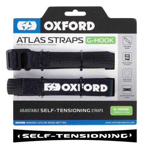OXFORD PASY TRANSPORTOWE ATLAS G-HOOK 26MM X 1,2 M KOLOR CZARNY OXFORD PASY TRANSPORTOWE ATLAS G-HOOK 26MM X 1,2 M KOLOR CZARNY