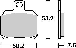 SBS KLOCKI HAMULCOWE KH266 STREET STANDART CERAMIC KOLOR CZARNY PASUJE DO: APRILIA 1000RSV TYŁ SBS KLOCKI HAMULCOWE KH266 STREET STANDART CERAMIC KOLOR CZARNY PASUJE DO: APRILIA 1000RSV TYŁ