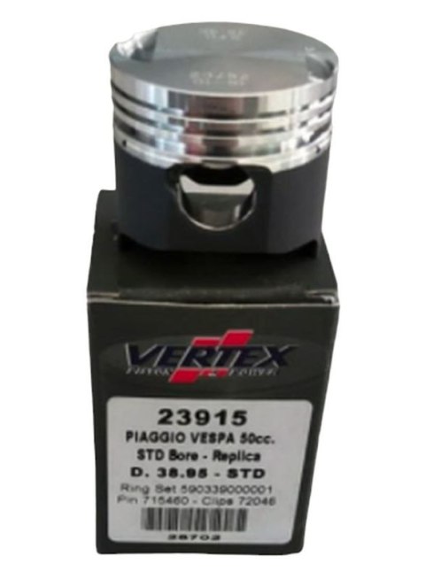 VERTEX TŁOK PIAGGIO VESPA LIBERTY 50, ZIP 50, APRILIA SCARABEO 50 (4T) (38,95MM) (STD.) VERTEX TŁOK PIAGGIO VESPA LIBERTY 50, ZIP 50, APRILIA SCARABEO 50 (4T) (38,95MM) (STD.)