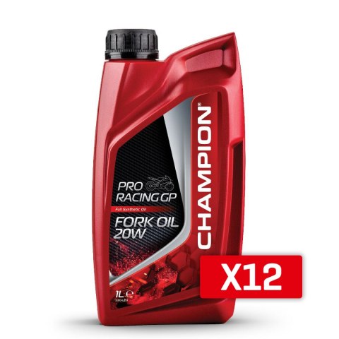 CHAMPION OLEJ DO TELESKOPÓW / AMORTYZATORÓW / ZAWIESZENIA PRORACING GP FORK OIL 20W 1L SYNTETYCZNY (AKC)