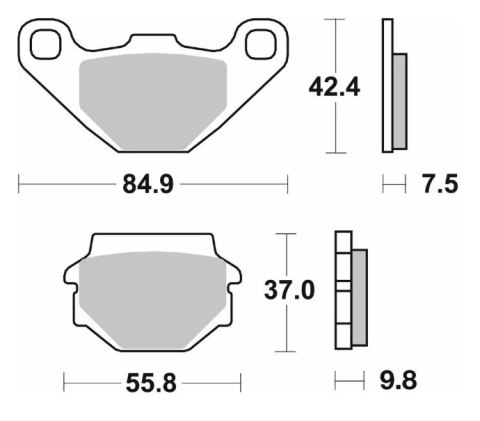 SBS KLOCKI HAMULCOWE NOWOŚĆ KH067 OFF-ROAD SINTER KOLOR ZŁOTY SBS KLOCKI HAMULCOWE NOWOŚĆ KH067 OFF-ROAD SINTER KOLOR ZŁOTY
