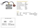 DZE REGULATOR NAPIĘCIA APRILIA RSV 1000 '04-'08; TUONO 1000 '06-'09 (SH579GA) (AP8127144) (ESR549)