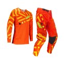 LEATT ZESTAW (KOMPLET) KOSZULKA + SPODNIE MOTO RIDE KIT 3.5 JUNIOR CITRUS KOLOR POMARAŃCZOWY/ŻÓŁTY FLUO ROZMIAR XL (150/160cm)