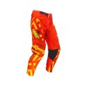 LEATT ZESTAW (KOMPLET) KOSZULKA + SPODNIE MOTO RIDE KIT 3.5 JUNIOR CITRUS KOLOR POMARAŃCZOWY/ŻÓŁTY FLUO ROZMIAR XL (150/160cm)