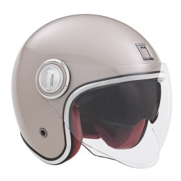 NOX PREMIUM KASK OTWARTY JET HERITAGE SOLID KOLOR SZAMPAŃSKI ROZMIAR M