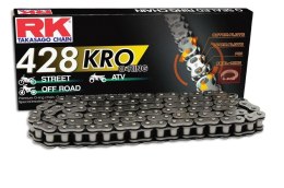 RK ŁAŃCUCH NAPĘDOWY 428KRO-140 (O-RING) ZAKUWKA (CLF) W ZESTAWIE KOLOR STANDARD (POJEMNOŚĆ: DO 250 CCM) (24 KN)