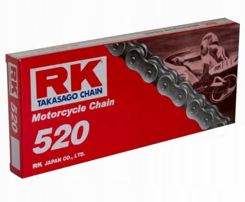 RK ŁAŃCUCH NAPĘDOWY 520-120 ZAPINKA (CL) W ZESTAWIE KOLOR STANDARD (POJEMNOŚĆ: DO 250 CCM) (29,4 KN)