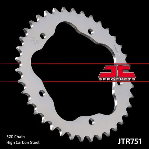JT ZĘBATKA TYLNA 4320M 43 DUCATI 950 HYPERMOTARD '19-20, 800 MONSTER '05-07, 748 BIPOSTO '95-03, (POTRZEBNY ADAPTER JTA750B) (43
