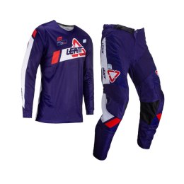 LEATT ZESTAW (KOMPLET) KOSZULKA + SPODNIE MOTO RIDE KIT 3.5 ROYAL KOLOR GRANATOWY/BIAŁY/CZERWONY ROZMIAR XL