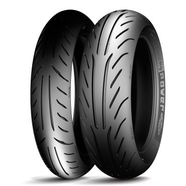 MICHELIN PAKIET 2 SZTUK OPON (CAI101866/24) 120/70-12 POWER PURE SC 51P TL PRZÓD/TYŁ DOT 2024 + KUBEK MCHELIN SKUTER
