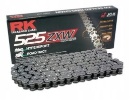 RK ŁAŃCUCH NAPĘDOWY 525ZXW-114 (XW-RING) ZAKUWKA (CLF) W ZESTAWIE KOLOR STANDARD (POJEMNOŚĆ: DO 1300 CCM) (46,4 KN)