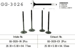 VESRAH ZAWÓR WYDECHOWY SUZUKI DR 250 S/SE '90-95' (OEM: 12912-15D01) (1SZT.) (MADE IN JAPAN)