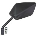 EMGO LUSTERKO KAWASAKI Z 125 PRO '14-'16 LEWE (OEM: 56001-0312) KOLOR CZARNY (WZÓR ORYGINAŁU) (HOMOLOGACJA)