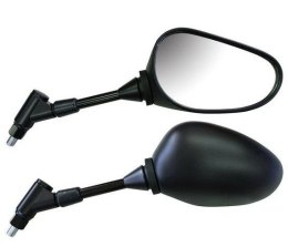 EMGO 2025/02 LUSTERKO YAMAHA XJ6N '14-'16, FZ8 FAZER '13-'15 PRAWE (OEM: 20S-26280-10) KOLOR CZARNY (WZÓR ORYGINAŁU) (HOMOLOGACJ