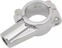 EMGO UCHWYT LUSTERKA Z OBEJMĄ NA KIEROWNICĘ CHROMOWANY 22MM (7/8") (OTWÓR 10MM)