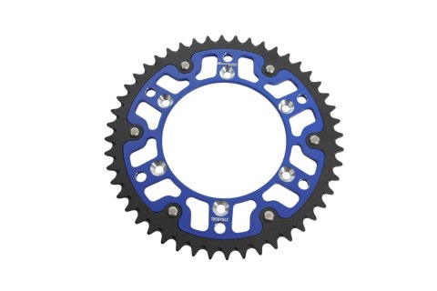 GROSSKOPF ZĘBATKA TYLNA DUAL RING / STEALTH (STALOWO-ALUMINIOWA) 270 52 (27052) YAMAHA YZ/YZF '99-'25 WRF '01-'25 KOLOR NIEBIESK