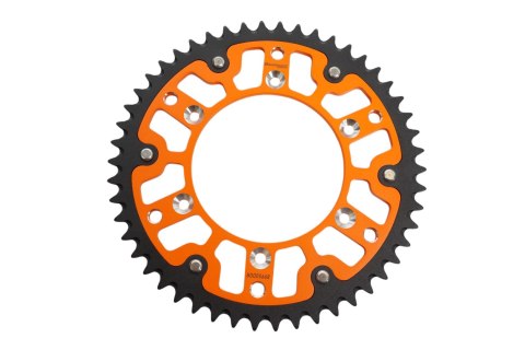 GROSSKOPF ZĘBATKA TYLNA DUAL RING / STEALTH (STALOWO-ALUMINIOWA) 899 46 (89946) KTM/HUSQVARNA/HUSABERG/GASGAS KOLOR POMARAŃCZOWY