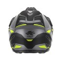 KAPPA 2025/05 KASK KV33 GRAPHIC WIZZARD ENDURO DUAL OFF ROAD Z SZYBĄ I BLENDĄ KOLOR CZARNY SZARY ŻÓŁTY FLUO MATT ROZMIAR 61 / XL
