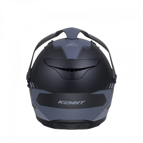 KENNY RACING KASK DUAL ADVENTURE MODEL EXTREME GRAPHIC BLACK/GREY MATT KOLOR CZARNY/SZARY ROZMIAR XXL ( 63 - 64 CM )