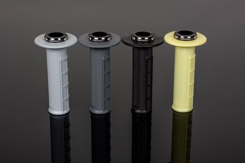 RENTHAL MANETKI MX R-WORKS LOCK-ON ARAMID (HALF WAFFLE) KOLOR KREMOWY