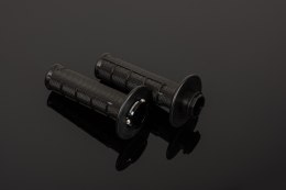 RENTHAL MANETKI MX R-WORKS LOCK-ON ULTRATACKY (HALF WAFFLE) KOLOR CZARNY