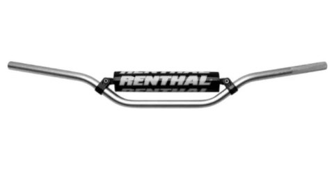 RENTHAL KIEROWNICA 7/8 CALA (22MM) SPEEDWAY HANDLEBAR BLACK KOLOR SREBRNY