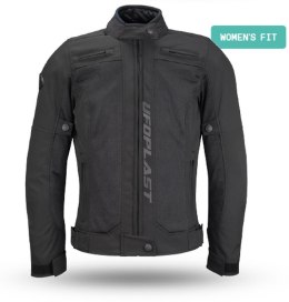 UFO 2025/09 KURTKA ACRON URBAN DAMSKA SOFTSHELL / AIRNET Z WYPINANĄ, ODDYCHAJĄCA, WIATRO I WODOSZCZELNĄ MEMBRANĄ KOLOR CZARNY RO