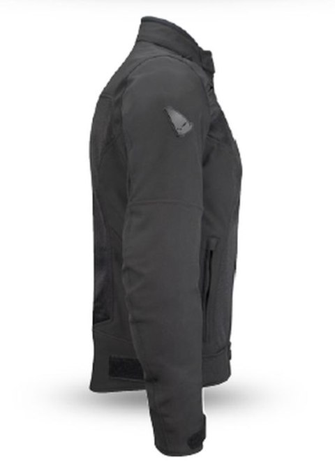 UFO KURTKA ACRON URBAN DAMSKA SOFTSHELL / AIRNET Z WYPINANĄ, ODDYCHAJĄCA, WIATRO I WODOSZCZELNĄ MEMBRANĄ KOLOR CZARNY ROZMIAR XL