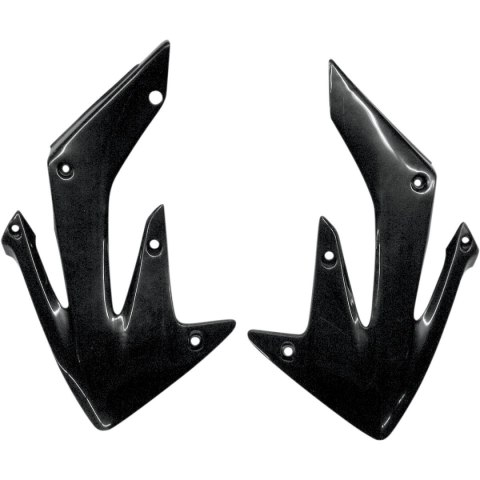 UFO OSŁONY CHŁODNICY HONDA CRF 250R '04-'09, CRF 250 X '04-'17, KOLOR CZARNY