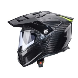 CABERG KASK OFFROAD / TRAIL / ADVENTURE DUOSPORT (DUAL) TANAMI CARBON Z SZYBKĄ I BLENDĄ KOLOR KARBON ROZMIAR XL (PINLOCK W ZESTA