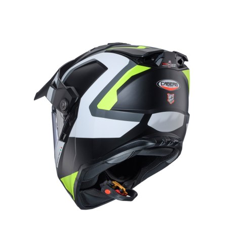 CABERG PROMOCJA KASK OFFROAD / TRAIL / ADVENTURE DUOSPORT (DUAL) TANAMI SCRAM Z SZYBKĄ I BLENDĄ KOLOR CZARNY MAT/SZARY/ŻÓŁTY FLU