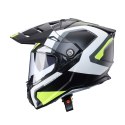 CABERG PROMOCJA KASK OFFROAD / TRAIL / ADVENTURE DUOSPORT (DUAL) TANAMI SCRAM Z SZYBKĄ I BLENDĄ KOLOR CZARNY MAT/SZARY/ŻÓŁTY FLU