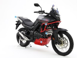 CROSSPRO GMOLE ALUMINIOWE OSŁONY SILNIKA I CHŁODNIC HONDA XL 750 TRANSALP '23-.25 KOLOR CZARNY (PASUJĄ DO ORYGINALNEJ PŁYTY POD 