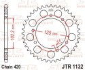 JT ZĘBATKA TYLNA 4406 53 DERBI SENDA 50 R/SM '02-'12 (440653JT) (ŁAŃC. 420)