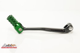 ACCEL DŹWIGNIA ZMIANY BIEGÓW KAWASAKI KXF 450 '09-'16 ALUMINIOWA KOLOR CZARNY, KOŃCÓWKA ZIELONA