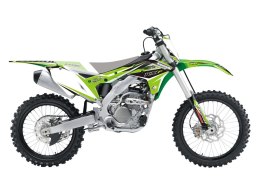 BLACKBIRD WYPRZEDAŻ KOMPLET NAKLEJEK (OKLEIN) KAWASAKI KX 250F '17-'20 DREAM 4 KOLOR ZIELONY CZARNY