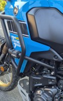 CROSSPRO GMOLE ALUMINIOWE OSŁONY SILNIKA I CHŁODNIC YAMAHA XTZ 690 TENERE 700 '25, RALLY EDITION '25- KOLOR CZARNY (PASUJĄ DO OR