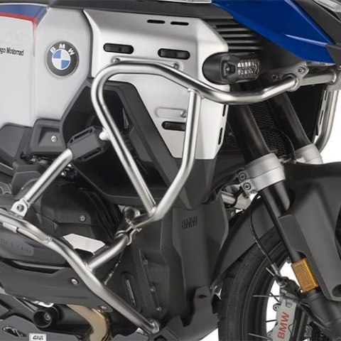 KAPPA GMOLE OSŁONY SILNIKA BMW R 1300 GS ADVENTURE '25-, STAL NIERDZEWNA - GÓRNE