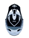 KENNY RACING KASK CROSS/ENDURO TRACK GRAPHIC FOCUS BLACK KOLOR CZARNY/BIAŁY ROZMIAR L