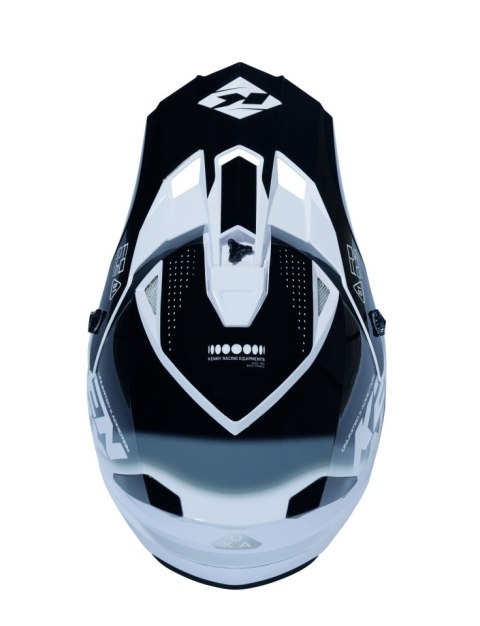 KENNY RACING KASK CROSS/ENDURO TRACK GRAPHIC FOCUS BLACK KOLOR CZARNY/BIAŁY ROZMIAR XL